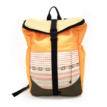 Cargar imagen en el visor de la galería, RimbaBag canvas GOTS naranja salmón