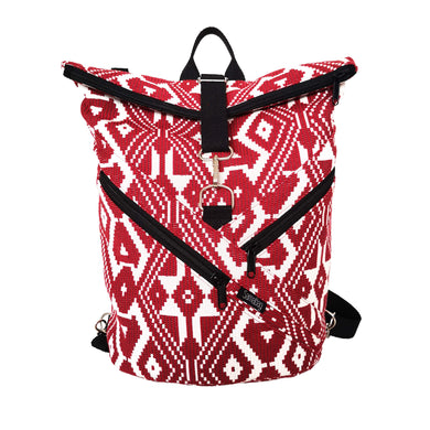 SiraBag jacquard etno rojo