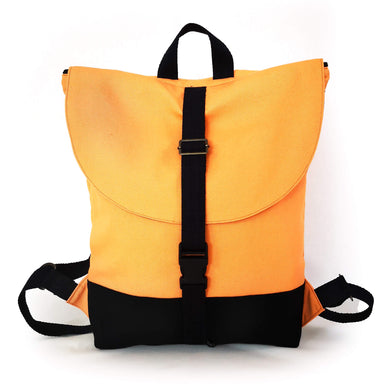 IndahBag canvas GOTS naranja salmón